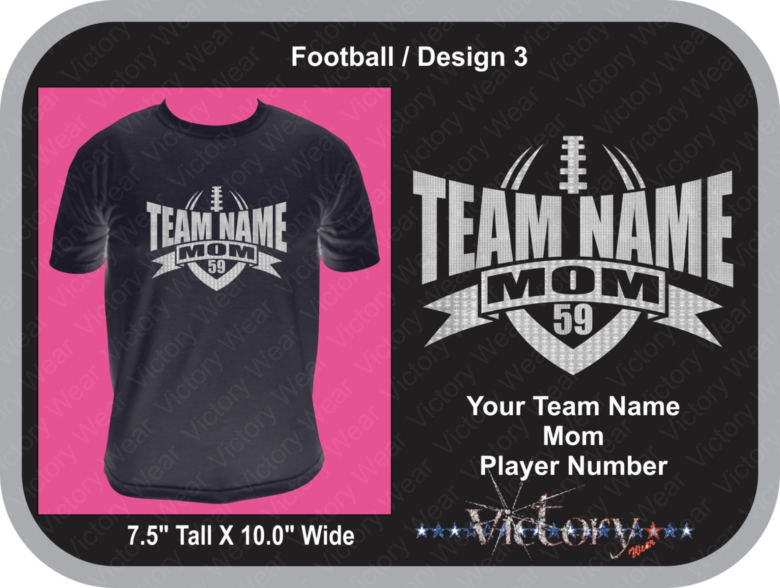 Football Team / Mom Customizable Shirts / Hoodies Etsy