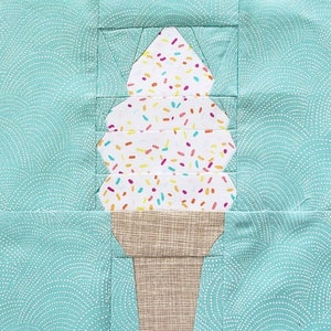 Soft Serve Ice Cream Cone Pattern