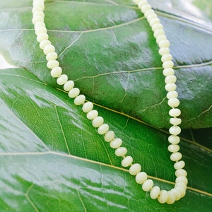 Lemon Jade Hand Knotted Candy Crush Necklace