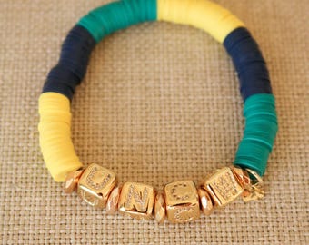 UNC Wilmington (UNCW) Pave Stretch Bracelet