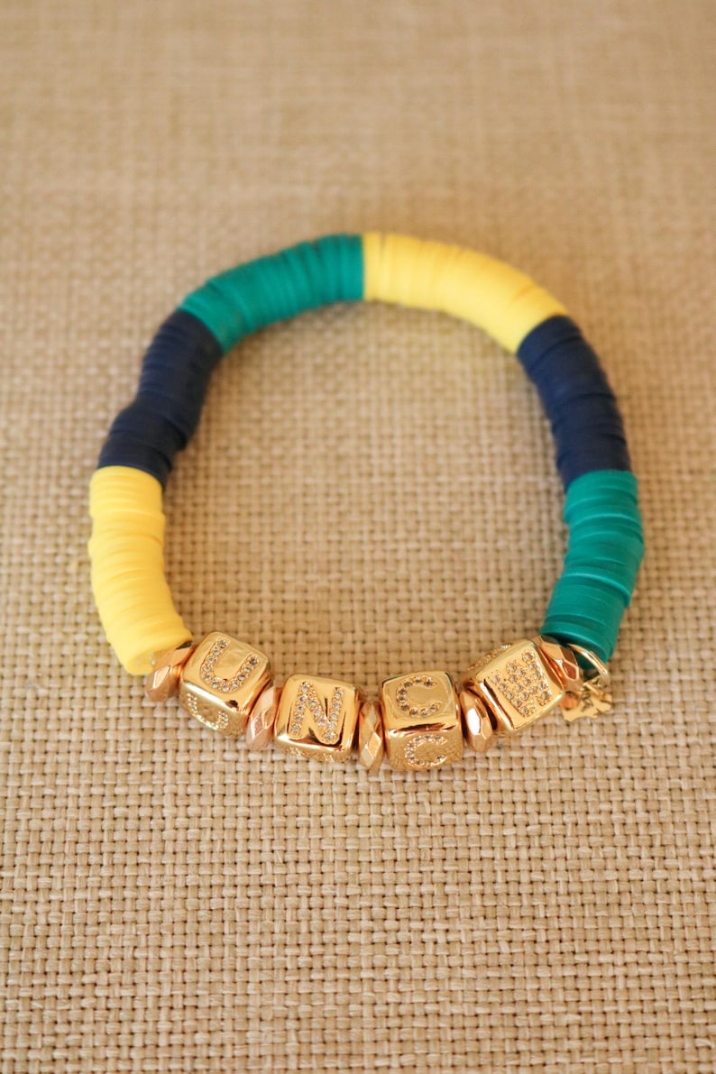 UNCW seahawks pave bracelet