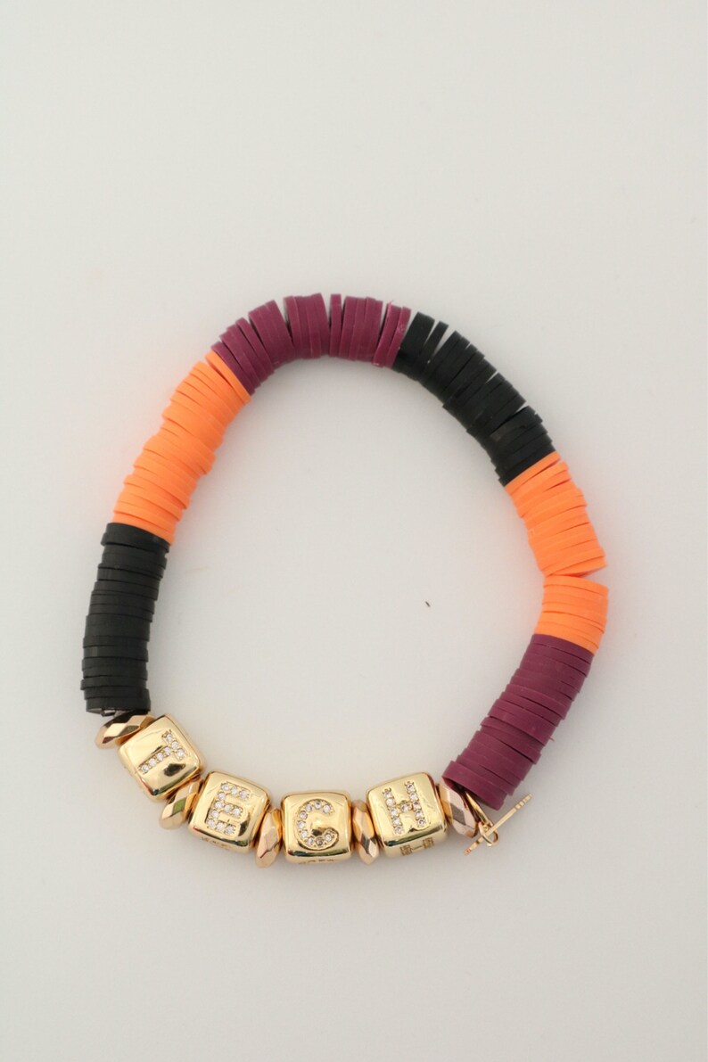 Texas Tech Red Raiders Pave Stretch Bracelet