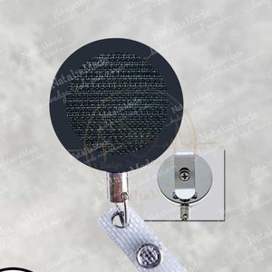 Interchangeable Badge Reel Base - Retractable Heavy Duty Belt Clip
