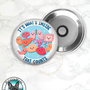 Locker Magnet, Its Whats Inside That Counts, Cute Fridge Magnets, Funny Refrigerator Magnets, Healthcare Anatomy Magnets