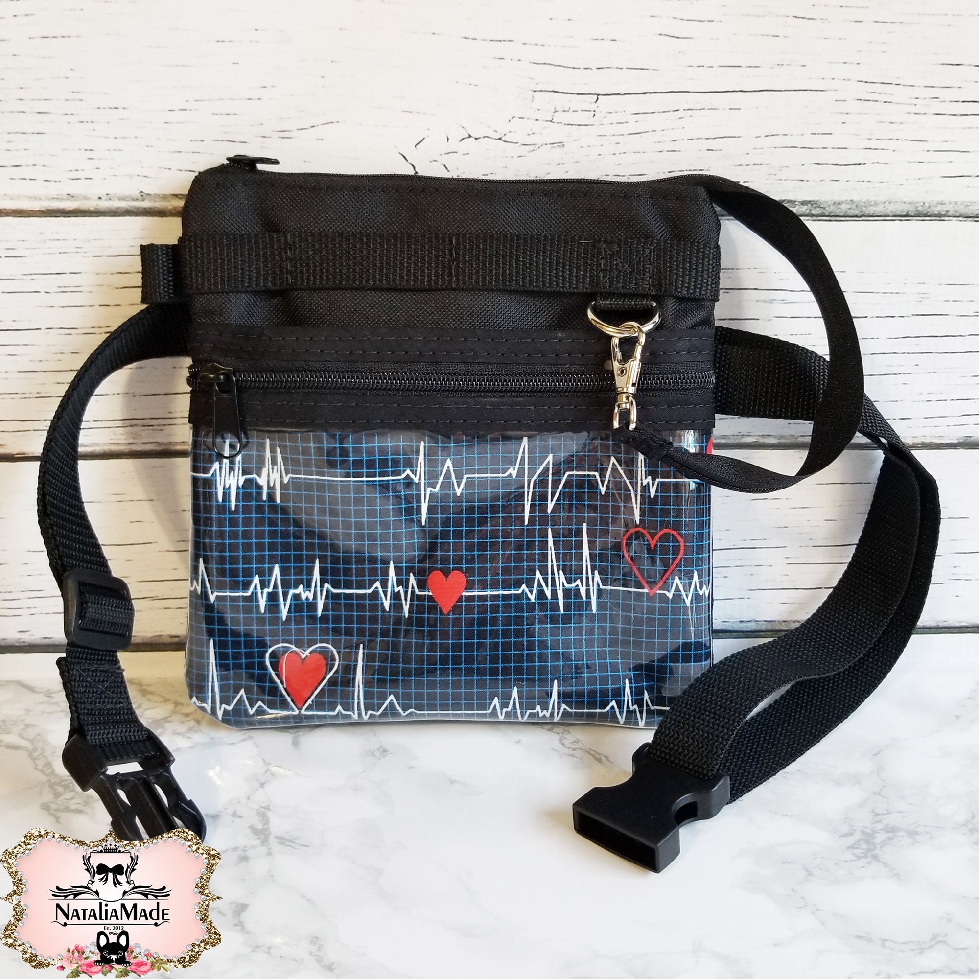 EKG Nurse Hip Organizer Bag Cute Nurse Bag Nurse Fanny Etsy