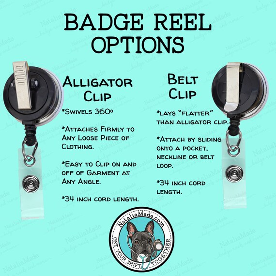 Custom Photo Retractable Badge Reel Design Your Own Badge Holder