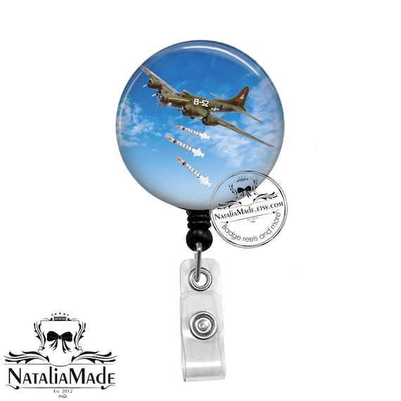 B-52 Sedation Bomber Badge Reel Retractable Badge Holder