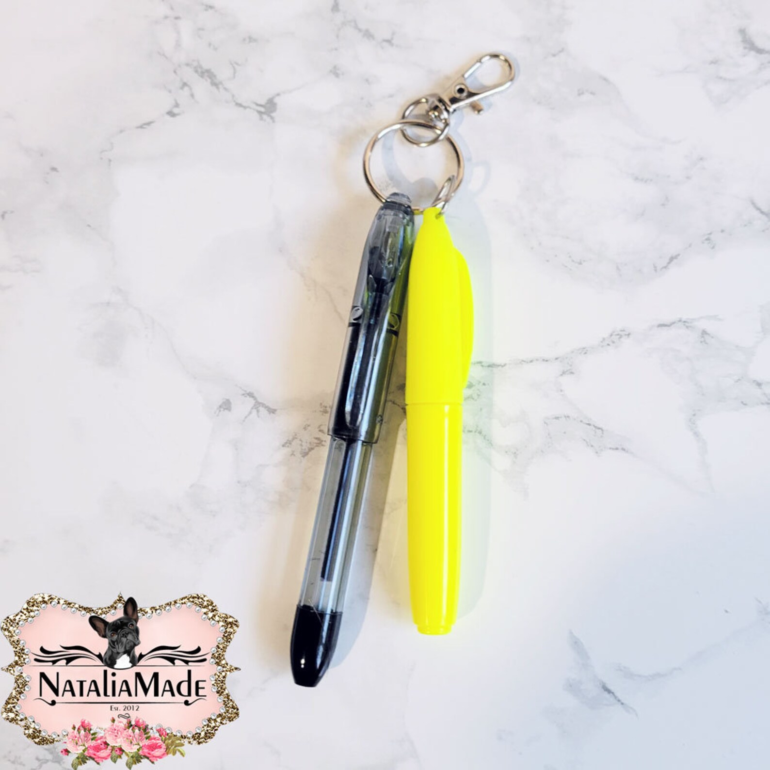Mini Pen Marker Highlighter Dry Erase Keychain Nurse Badge Etsy