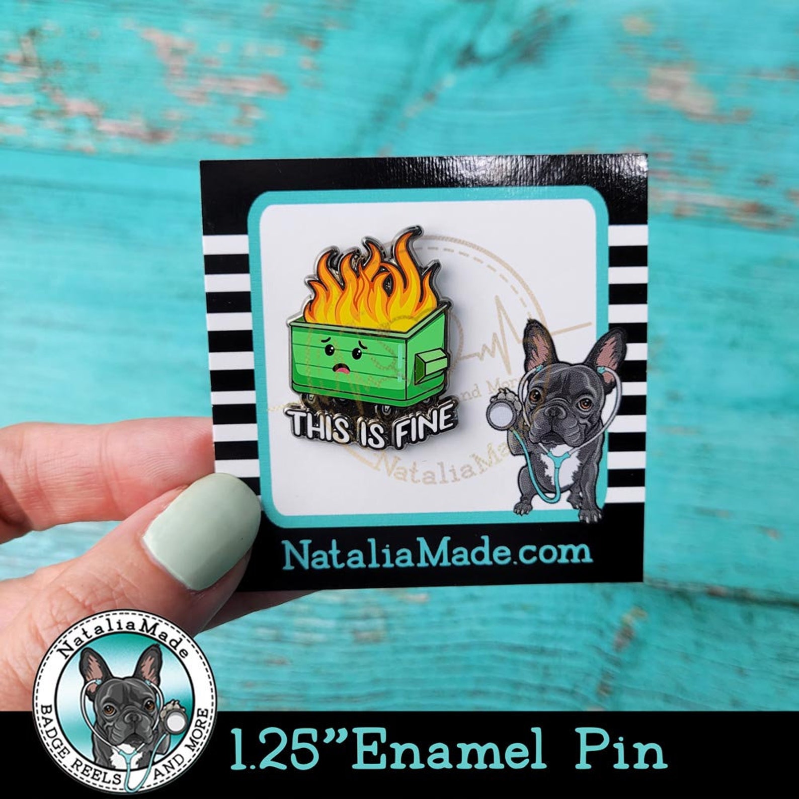 Dumpster Fire Enamel Pin Funny Nurse Pin Medical Enamel Etsy