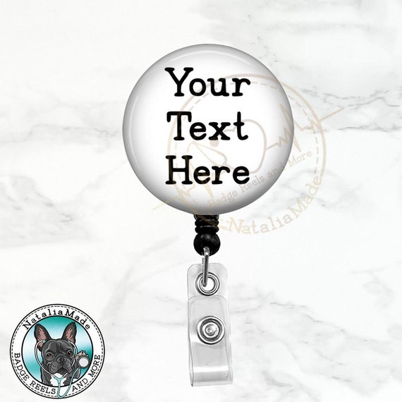 Custom Badge Reel Design Your Own Badge Reel Retractable ID Badge Holder  Personalized ID Clip Customizable ID Badge Reel -  Canada