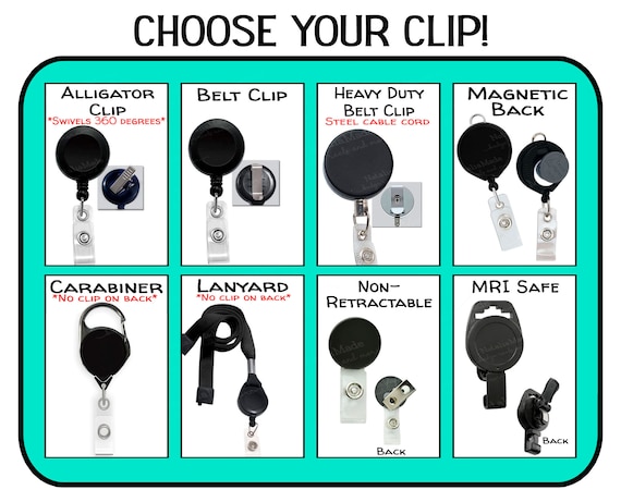 ID Badge Holder With Lanyard Retractable Badge Reel Clip, Love Heart ID Protector