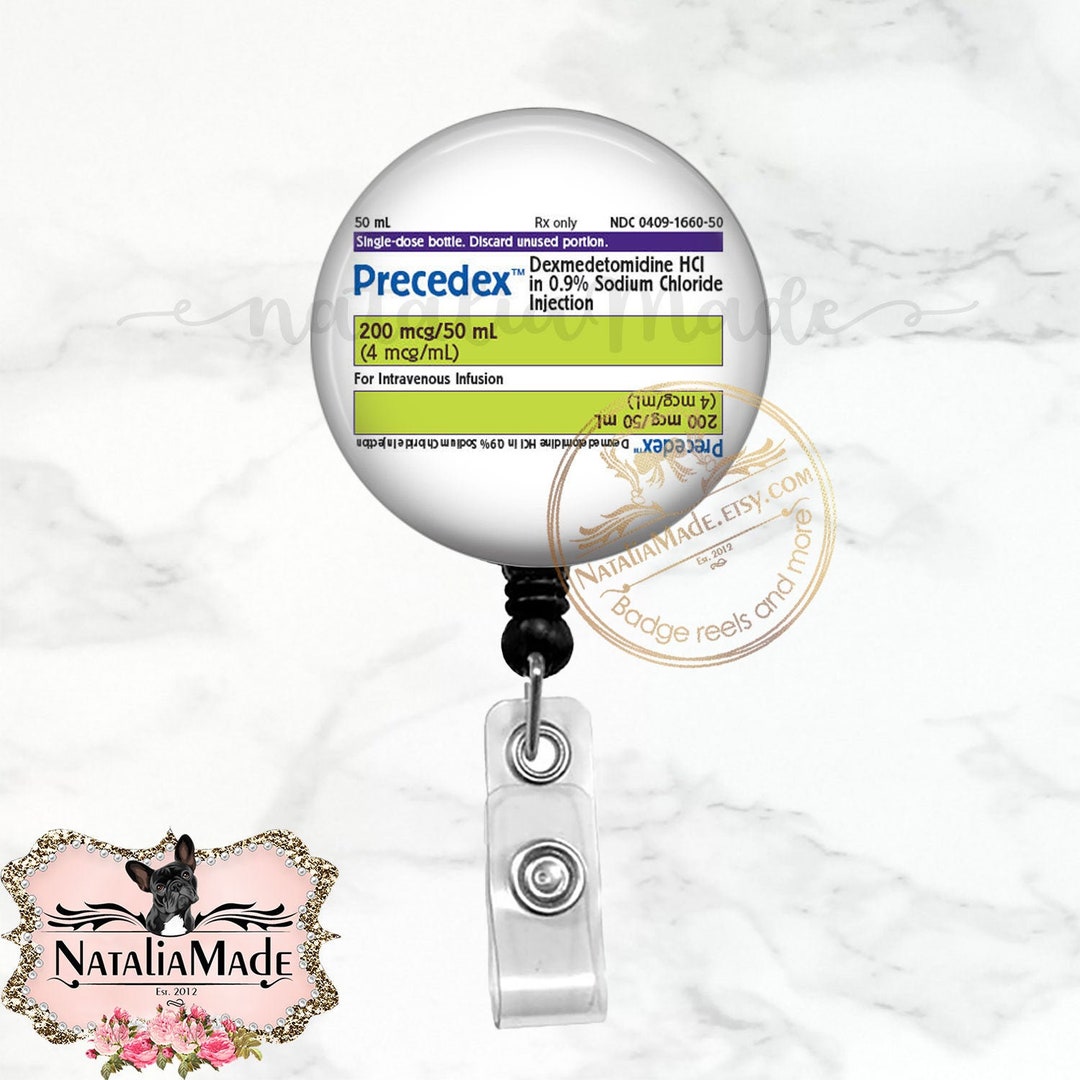 Medication Badge Reel Retractable Badge Holder Funny Badge