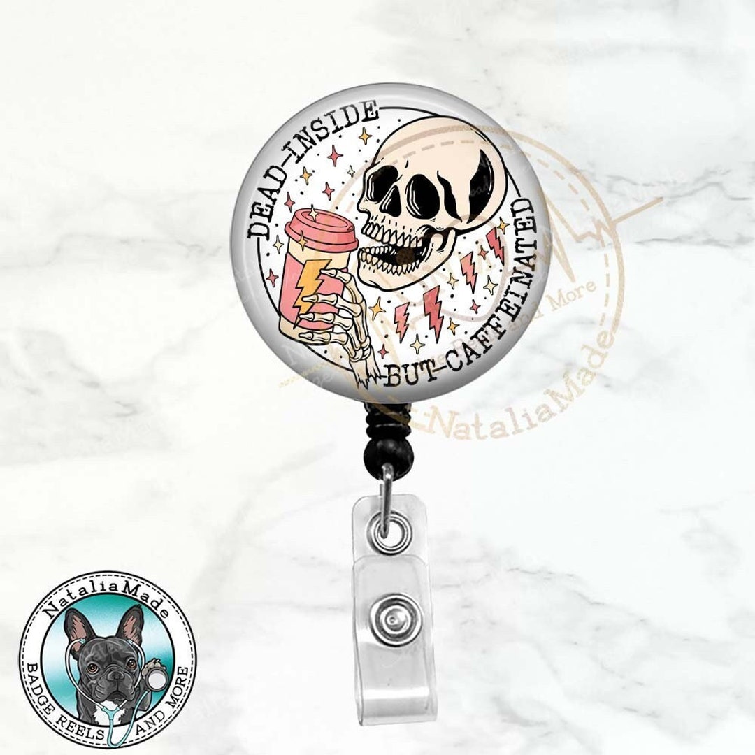 Funny Badge Reel, I Tried This On A Mannequin Once - Retractable Badge Holder, Funny Nursing Student Badge Clip, Heavy Duty Reel