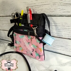 Pink Cats in Scrubs Nurse Hip Organizer Bag - Nurse Bag - Nurse Fanny Pack - Vet Tech Organizer Bag - Medical Tool Belt - Nurse Gift - CNA image 8
