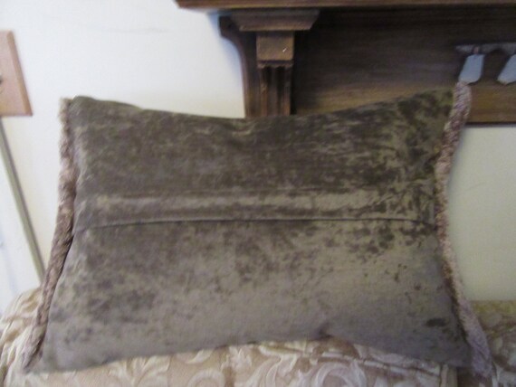 16 X 23 Antique Floral Needlepoint Pillow Etsy