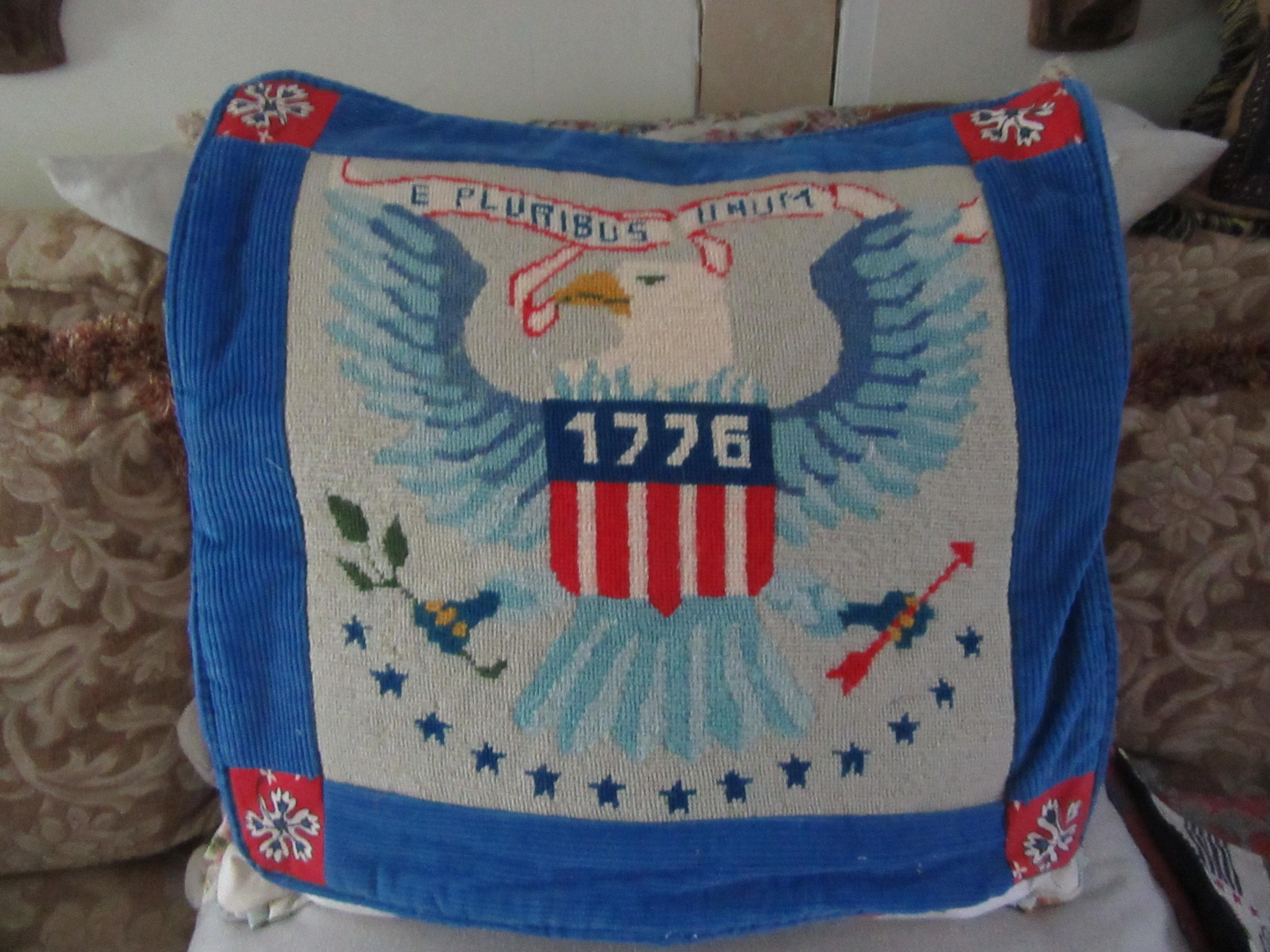 Ralph Lauren Flag Pillow - Etsy