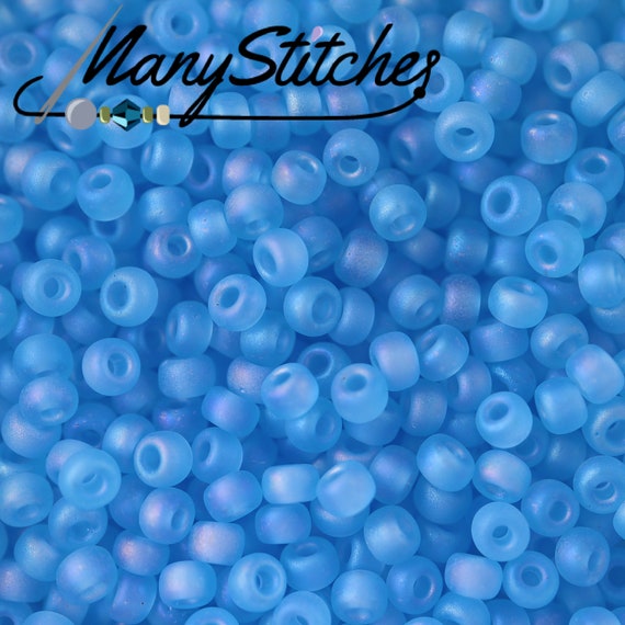 15-148FR, Miyuki 8.2g Matte Sky Blue AB 15-148FR, Miyuki 8.2g Matte Sky Blue AB