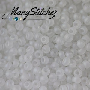 8-131FR, Miyuki 22g Matte Crystal AB 8-131FR, Miyuki 22g Matte Crystal AB