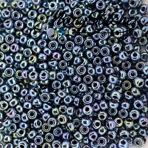 Gunmetal Iris, Miyuki 8/0, (456) - 22g Tube