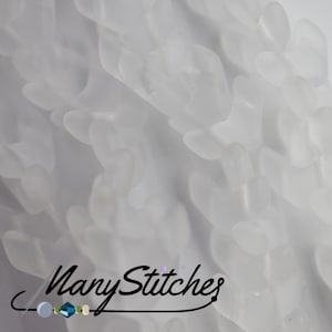 Crystal Matte, 2-Hole, 10x4mm Chevron Duo Bead - 30pcs. per strand
