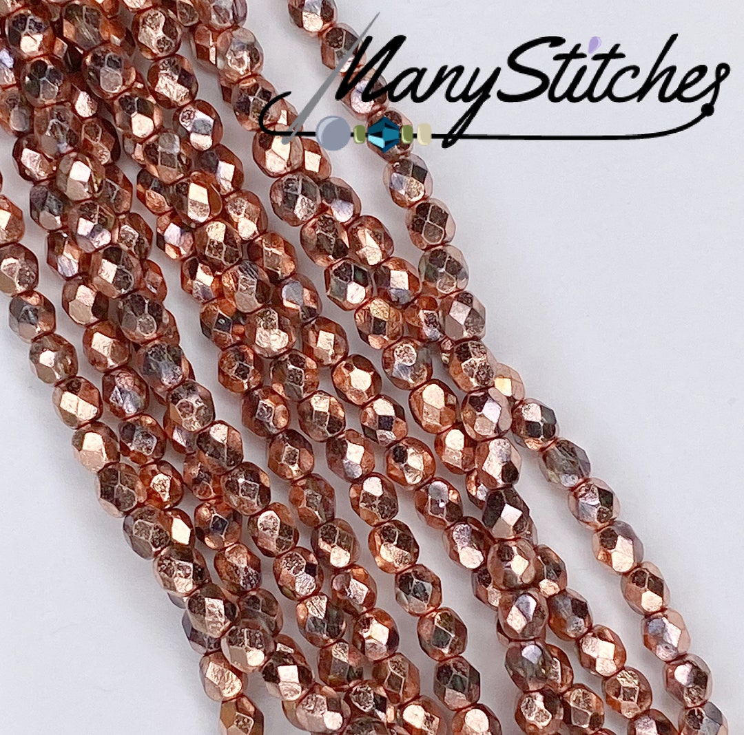 クリスタル フル カプリ チェコ シールド 4 mm ファイア ポリッシュ