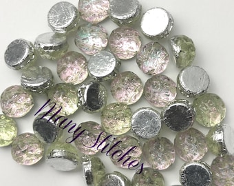 Opalescence Backlit (Discontinued by Manufacturer), 2-Hole Baroque Cab 7mm -  25pc.
