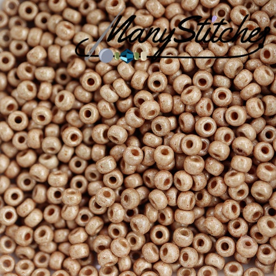 11-4204F, Miyuki 22g Duracoat Matte Galvanized Champagne 11-4204F, Miyuki 22g Duracoat Matte Galvanized Champagne