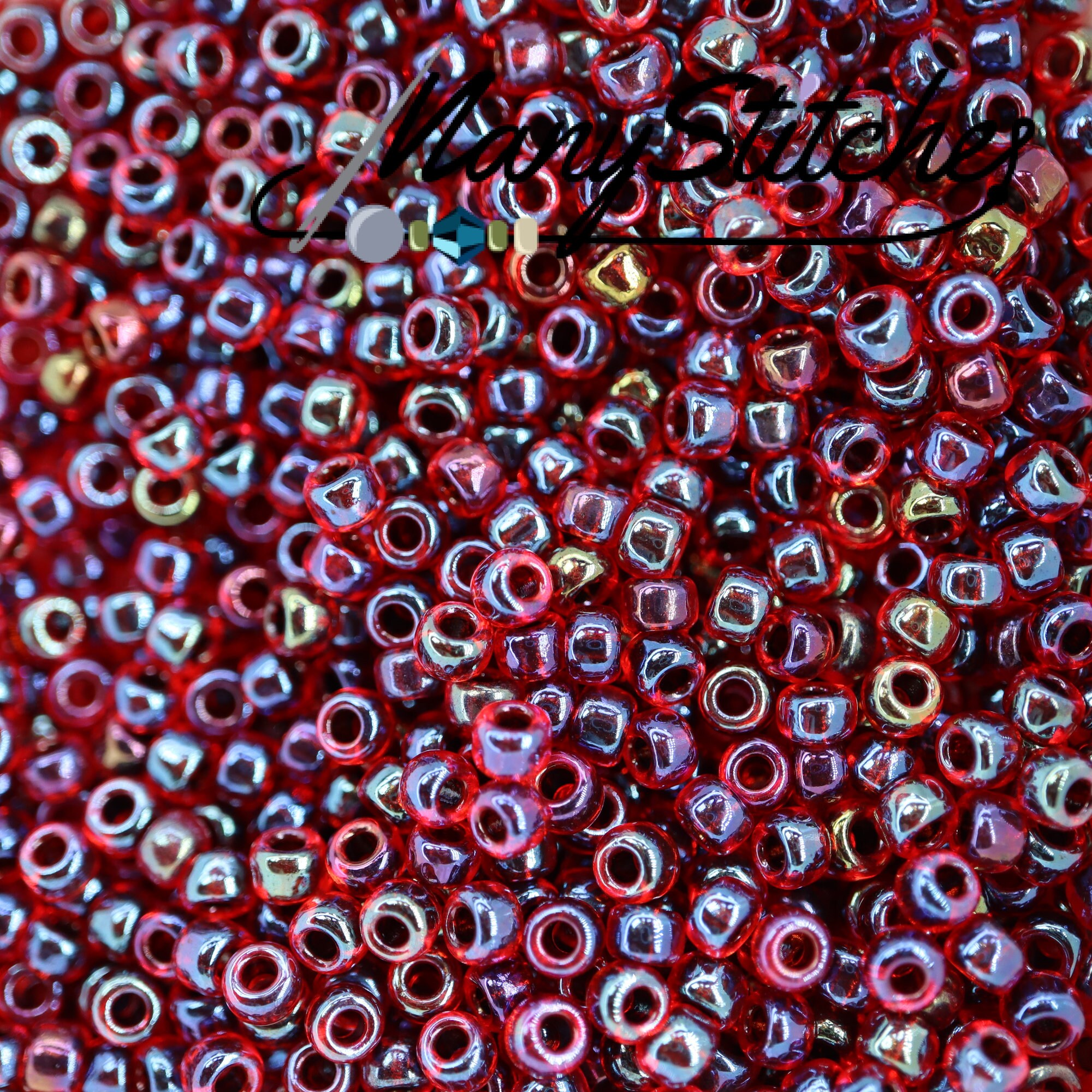 Garnet AB, Miyuki 8/0, (367) - 22g Tube - Etsy