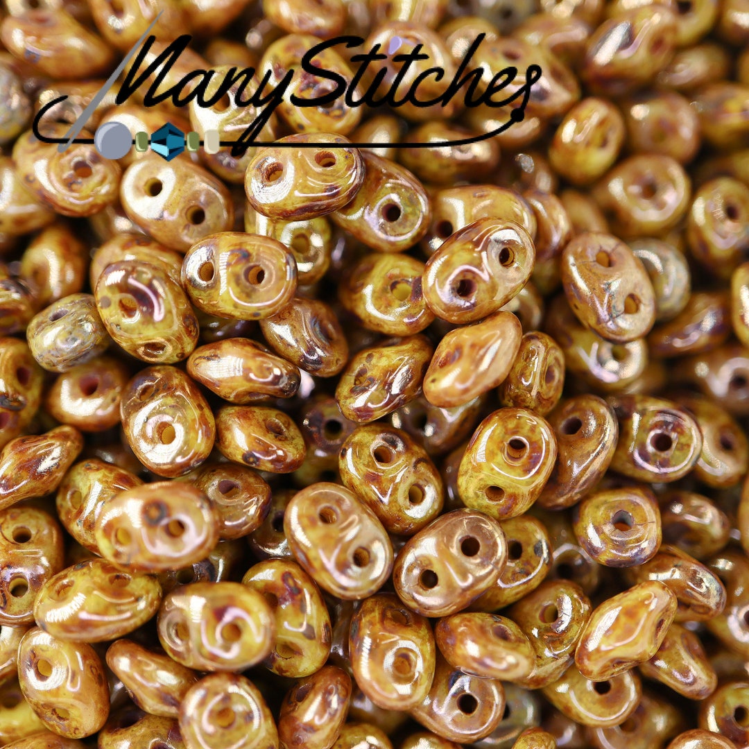 Lemon Picasso - SuperDuo, 2.5x5mm 22g Lemon Picasso - SuperDuo, 2.5x5mm 22g