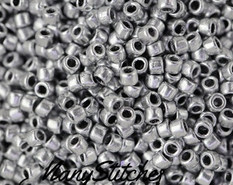 Crystal Bronze Aluminum, Matubo 10/0 Cylinder Bead - 10g tube