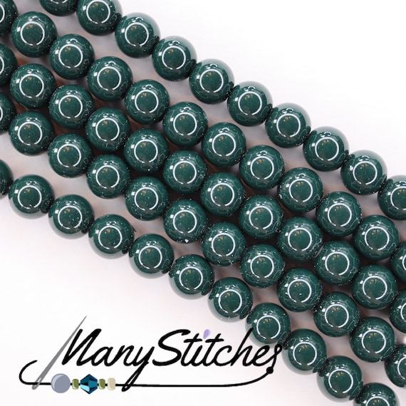 Pearl, Preciosa Maxima - Dark Green Pearl, Preciosa Maxima - Dark Green
