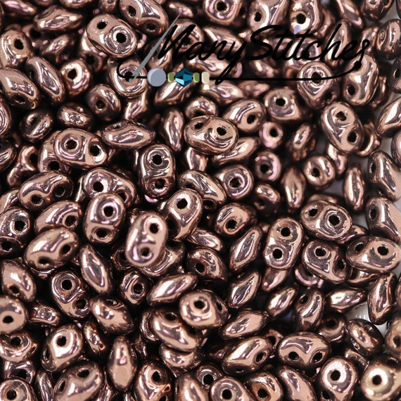 Matte Jet Bronze - SuperDuo, 2.5x5mm 22g Matte Jet Bronze - SuperDuo, 2.5x5mm 22g