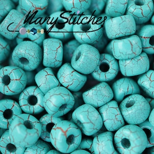 Ionic Turquoise Green/Brown, Matubo 2/0 Round Bead - 10g