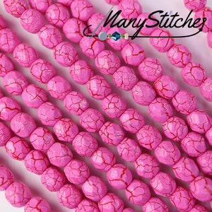 Ionic Pink/Red, 4mm Fire Polish - 40 beads