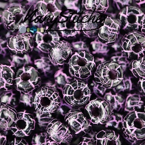 Ionic Jet/Pink, Matubo 2/0 Round Bead - 10g