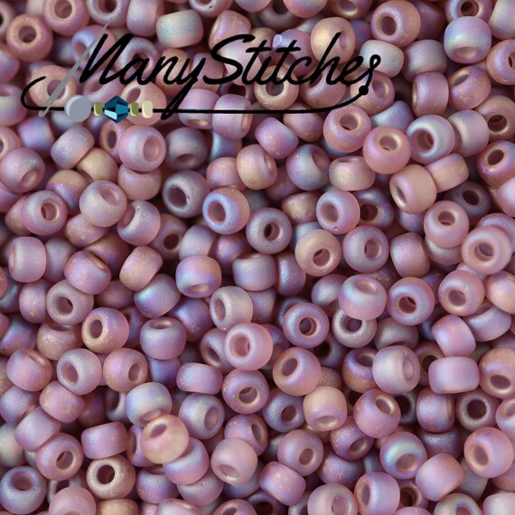 11-142FR, Miyuki 22g Matte Smoky Amethyst AB 11-142FR, Miyuki 22g Matte Smoky Amethyst AB
