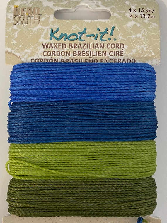 Hang Loose Knot-It Brazilian Waxed Cord - 4 colors / 15yds each