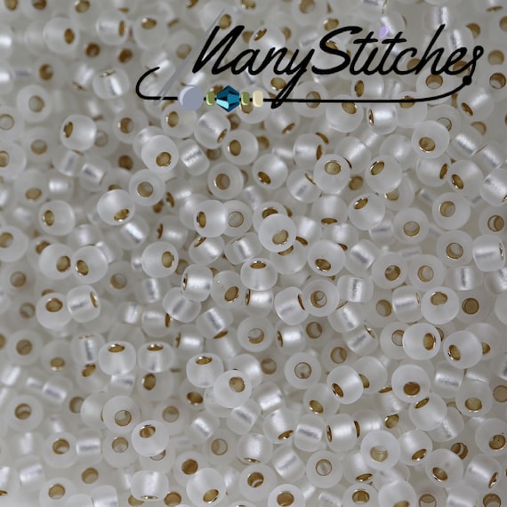 8-1, Miyuki 22g Silver Lined Crystal 8-1, Miyuki 22g Silver Lined Crystal
