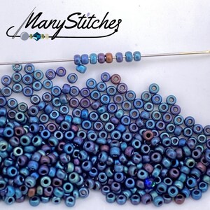 Matte Metallic Purple Iris 11/0 Round (2018) - 24g Tube
