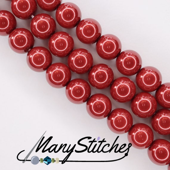Pearl, Preciosa Maxima - Lt Burgundy Pearl, Preciosa Maxima - Lt Burgundy