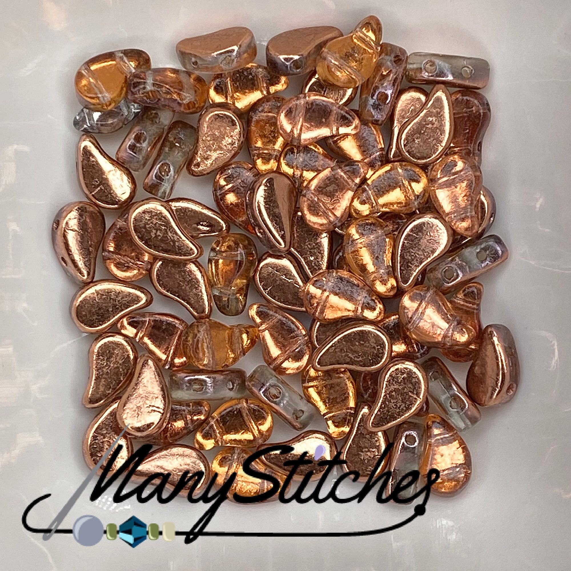 Crystal Sunset Czech Shield Paisleyduo Beads 5x8mm - 40pcs. - Etsy