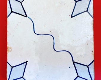 Vintage Portuguese ceramic tile.