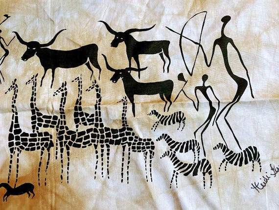 The Heidi Lange Piece. Traditional Kenyan Design Fiber Art