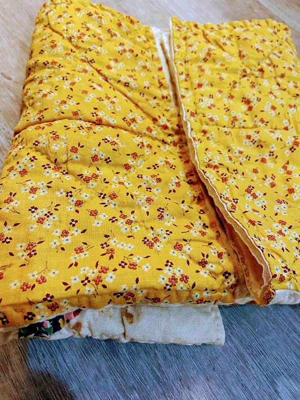 Lot de 16 anciens blocs de couette à cordes - sac à dos et