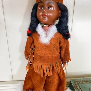 Vintage Native Indian doll. The Cherokees doll. Collectable doll.