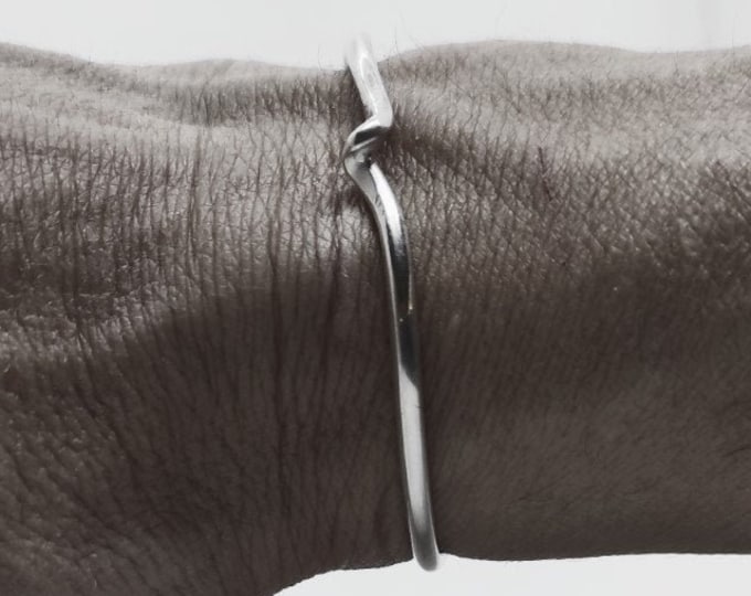 Dainty Silver Stacking Cuff, Women Cuff, Jewelry Gift Ideas For Wife, Mom and Friend
