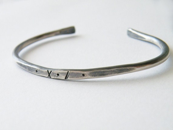 Personalized 3mm Sterling Silver Cuff - Customizable Men/Women Cuff - Meaningful Gift