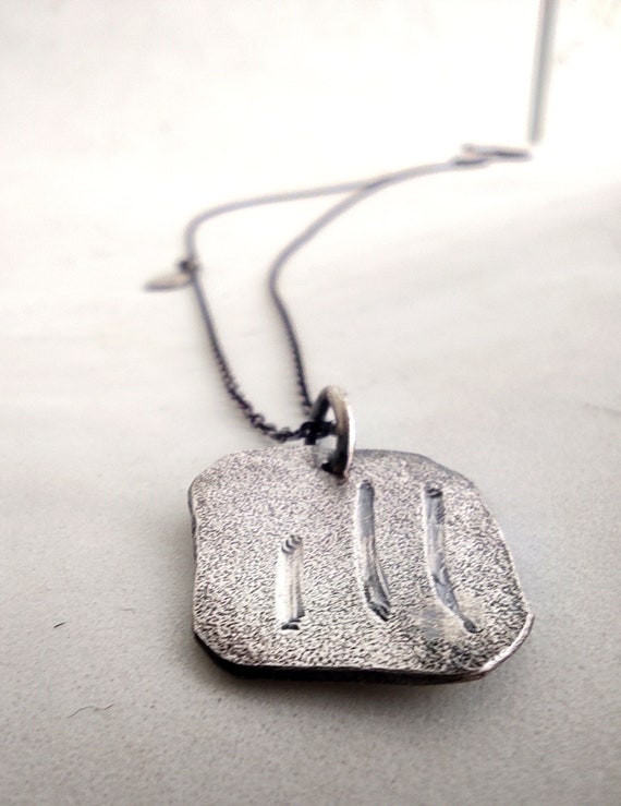 Infinite Tag Necklace, Men Style Necklace, Unisex silver jewelry, Meaningful gifts for men