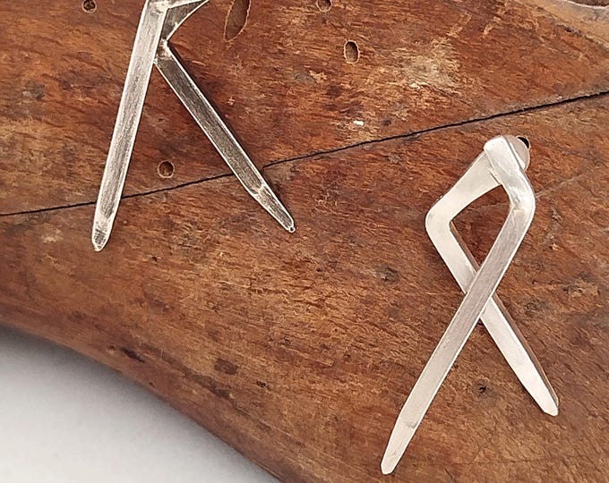 Multistyle ear-jackets, Sterling silver 925 versatile earrings, Mismatched earrings, Cool gift idea