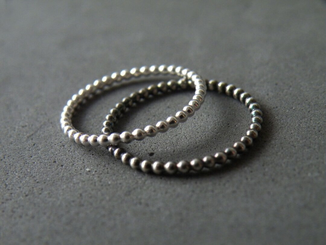 Dochais 15 Pezzi Anelli Impilabili Gotico, Set Anelli Punk Vintage